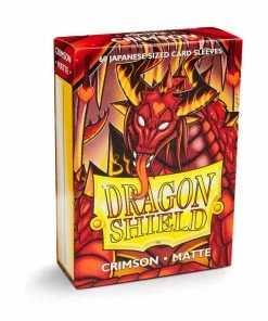 Ozzie Collectables Sleeves - Dragon Shield Japanese - Box 60 - Crimson Matte