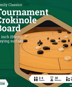 Ozzie Collectables LPG Tournament Crokinole Board And Carry Bag
