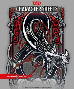 Wizards Of The Coast All Board Games D&D Dungeons & Dragons Character Sheets