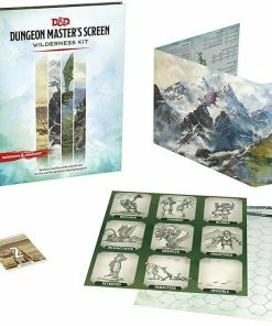 Wizards Of The Coast All Board Games D&D Dungeons & Dragons Masters Screen Wilderness Kit