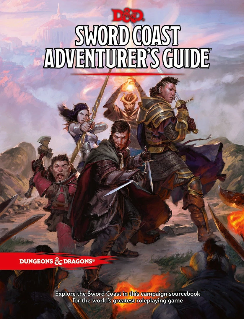 Wizards Of The Coast All Board Games D&D Dungeons & Dragons Sword Coast Adventurers Guide Hardcover 1 Wizards Of The Coast All Board Games D&D Dungeons & Dragons Sword Coast Adventurers Guide Hardcover