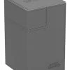 Ozzie Collectables All Board Games Ultimate Guard Flip N Tray Deck Case 100+ Standard Size XenoSkin Grey Deck Box