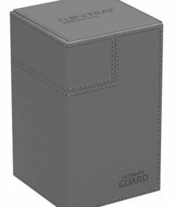 Ozzie Collectables All Board Games Ultimate Guard Flip N Tray Deck Case 100+ Standard Size XenoSkin Grey Deck Box