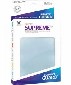 Ozzie Collectables Ultimate Guard Supreme UX Sleeves Japanese Size Matte Transparent (60)
