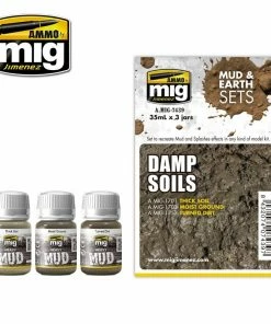 Ozzie Collectables Ammo By MIG Weathering Damp Soils Set