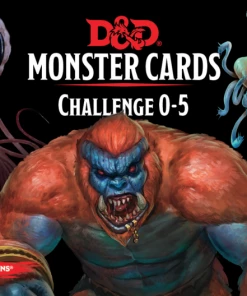 D&D Spellbook Cards Monster Challenge Deck 0-5 (179 Cards)