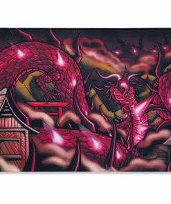 Ozzie Collectables Playmat - Dragon Shield - Case And Coin - Matte Magenta Demato All Board Games