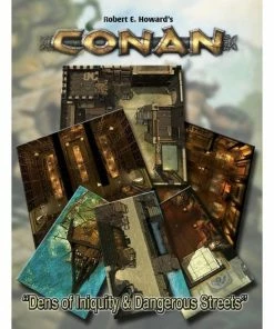 Ozzie Collectables Conan: Dens Of Iniquity & Streets Of Terror Geomorphic Tile Set