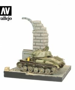 Ozzie Collectables Vallejo Scenics Bases 1/35 -German Ruined Building All Board Games