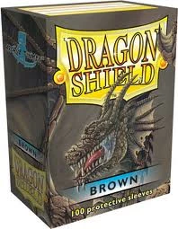 Ozzie Collectables Sleeves - Dragon Shield - Box 100 - Brown All Board Games