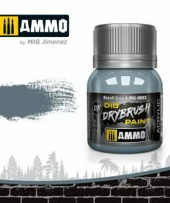 Ozzie Collectables Ammo By MIG Drybrush Basalt Grey