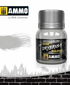 Ozzie Collectables Ammo By MIG Drybrush Light Grey