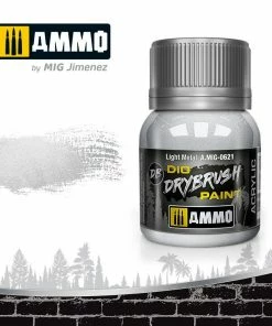 Ozzie Collectables All Board Games Ammo By MIG Drybrush Light Metal