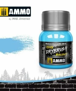 Ozzie Collectables Ammo By MIG Drybrush Medium Blue