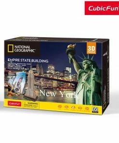 Ozzie Collectables 3D Puzzles: National Geographic New York - Empire State Building 66pc All Board Games
