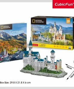 Ozzie Collectables All Board Games 3D Puzzles: National Geographic Germany – Neuschwanstein Castle 121pc