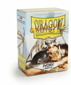 Ozzie Collectables All Board Games Sleeves - Dragon Shield - Box 100 - Ivory MATTE