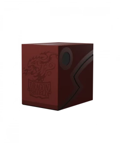 Ozzie Collectables Deck Box Dragon Shield Revised Double Shell - Blood Red/Black