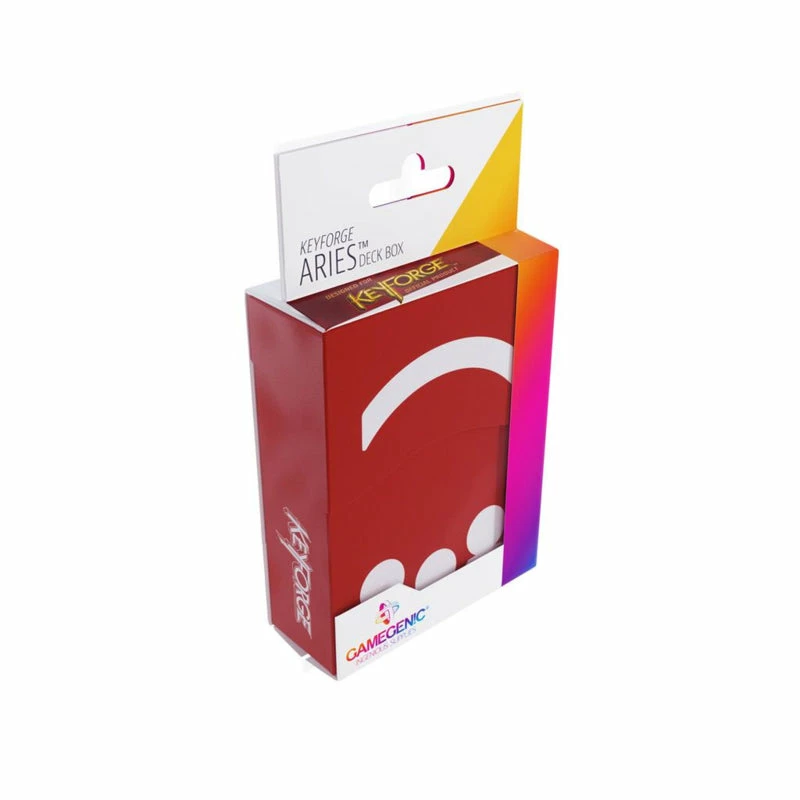 Keyforge Aries Deck Box Red 1 Keyforge Aries Deck Box Red