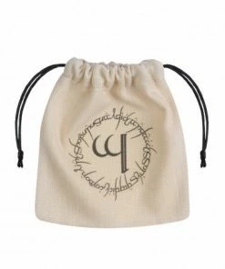 Ozzie Collectables Bags & Wallets Q Workshop Elvish Dice Bag Beige And Black