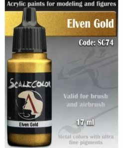 Ozzie Collectables All Board Games Scale 75 Scalecolor Metal N' Alchemy Elven Gold 17ml