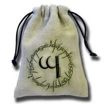 Ozzie Collectables Bags & Wallets Q Workshop Elvish Dice Bag Beige And Black