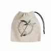 Ozzie Collectables Bags & Wallets Q Workshop Elvish Basic Dice Bag Beige And Black