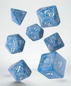 Ozzie Collectables Q Workshop Elvish Glacier & White Dice Set 7