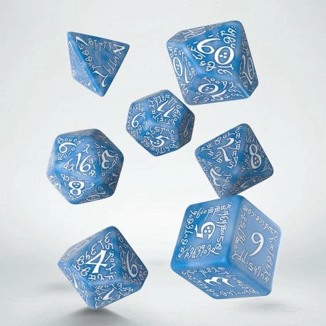Ozzie Collectables Q Workshop Elvish Glacier & White Dice Set 7 1 Ozzie Collectables Q Workshop Elvish Glacier & White Dice Set 7