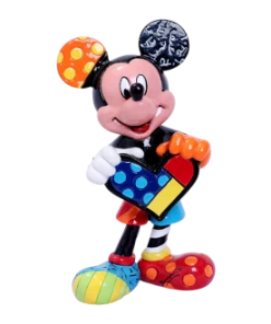 Staff Picks Disney Britto - Mickey Holding Heart Mini Figurine