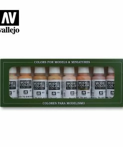 Ozzie Collectables Vallejo Model Colour - Face & Skin Tones 8 Colour Set All Board Games
