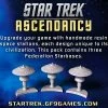 Star Trek Ascendancy Accessory Star Bases (3) Federation All Board Games