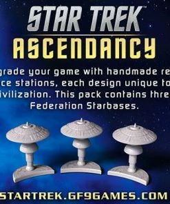 Star Trek Ascendancy Accessory Star Bases (3) Federation All Board Games