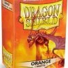 Ozzie Collectables Sleeves - Dragon Shield - Box 100 - Orange MATTE All Board Games