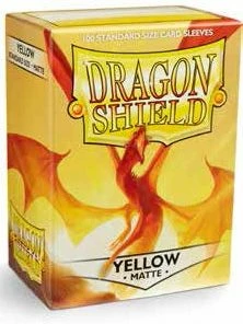 Ozzie Collectables Sleeves - Dragon Shield - Box 100 - Yellow MATTE