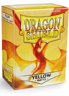 Ozzie Collectables Sleeves - Dragon Shield - Box 100 - Yellow MATTE 1 Ozzie Collectables Sleeves - Dragon Shield - Box 100 - Yellow MATTE