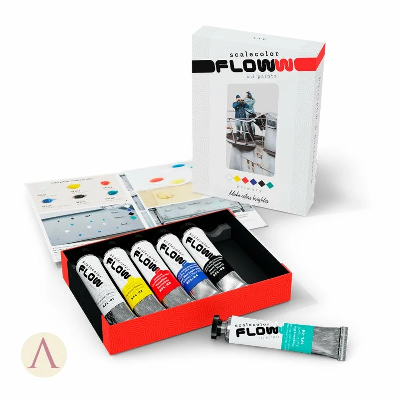 Ozzie Collectables Scale 75 Scalecolor Floww Primary Paint Set 1 Ozzie Collectables Scale 75 Scalecolor Floww Primary Paint Set
