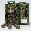 Ozzie Collectables Q Workshop Forest 3D Beige & Black Dice Set 7 All Board Games