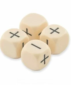 Fudge Dice Ivory (4)