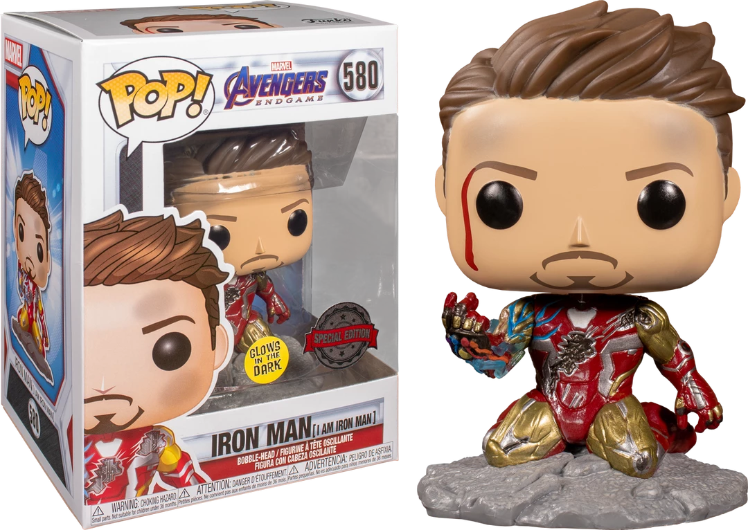 Funko POP! Vinyls Avengers 4: Endgame - I Am Iron Man Glow Pop! Deluxe 1 Funko POP! Vinyls Avengers 4: Endgame - I Am Iron Man Glow Pop! Deluxe