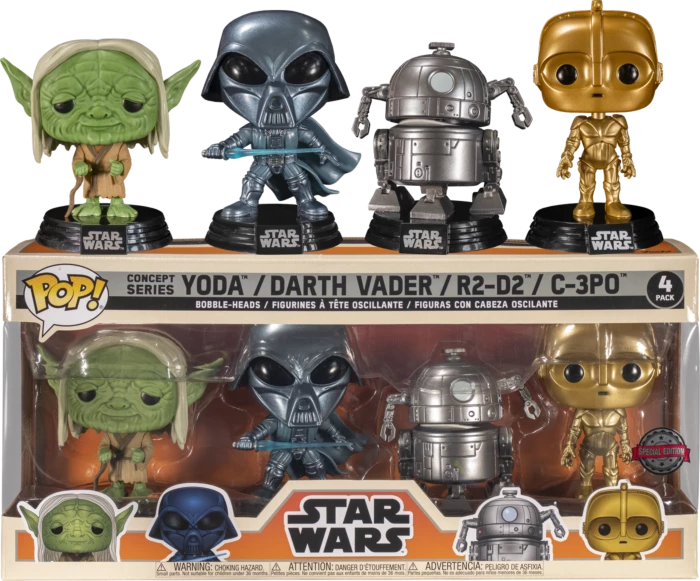 Funko Star Wars - Concept US Exclusive Pop! Vinyl 4-Pack 2 Funko Star Wars - Concept US Exclusive Pop! Vinyl 4-Pack