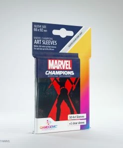 Gamegenic Marvel Champions Art Sleeves Black Widow
