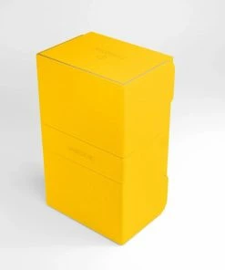 Ozzie Collectables All Board Games Gamegenic Stronghold 200+ Convertible Yellow Deck Box