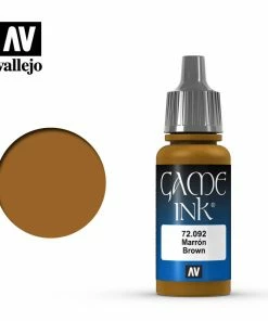 Ozzie Collectables All Board Games Vallejo Game Colour - Ink Brown 17 Ml