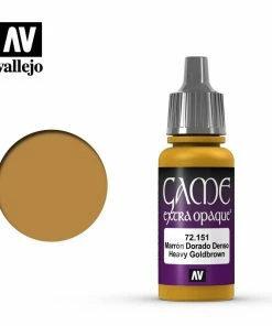 Ozzie Collectables All Board Games Vallejo Game Colour - Extra Opaque Heavy Gold Brown 17 Ml