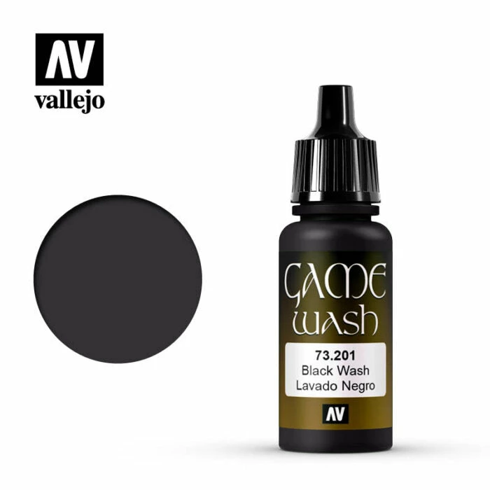 Ozzie Collectables Vallejo Game Colour - Black Wash 17 Ml All Board Games 1 Ozzie Collectables Vallejo Game Colour - Black Wash 17 Ml All Board Games