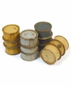 Ozzie Collectables Vallejo Scenic Accessories - German Fuel Drums 1