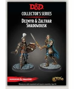 Dungeons & Dragons D&D Collectors Series Miniatures Waterdeep Dungeon Of The Mad Mage Dezmyr & Zalthar Shadowdusk