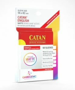 All Board Games Gamegenic Matte Catan Sleeves (56x82mm)