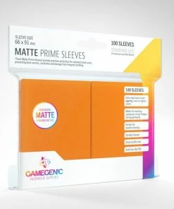 Ozzie Collectables Gamegenic Matte Prime 100ct Orange Sleeves All Board Games